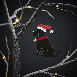 Cockapoo / Labradoodle Black Christmas Decoration