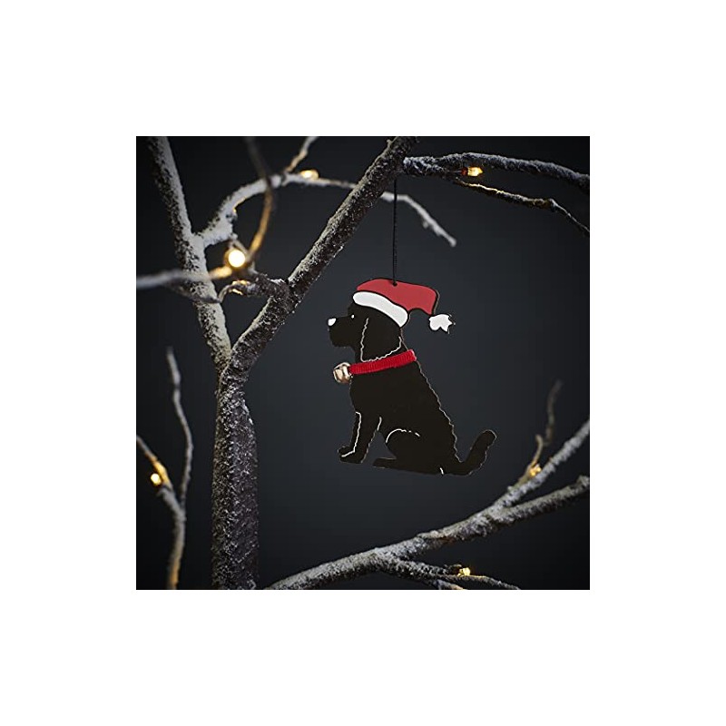 Cockapoo / Labradoodle Black Christmas Decoration