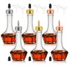 ZEAYEA 6 Pcs Bitters Bottle, 1.7 oz Glass Dash Bottle