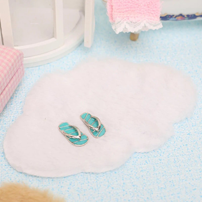 Mini Alfombra Para Casa De Muñecas 1/12, Juguete Para Juego