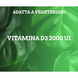 INTEGRATOR VIT D3 - Vitamina D 2000 UI da Lichene - Integratore Naturale per il Sistema Immunitario e la Salute delle Ossa e dei Denti - 365 Mini Compresse