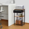 Printer Stand with Storage 3 Tier Home Printer Table with