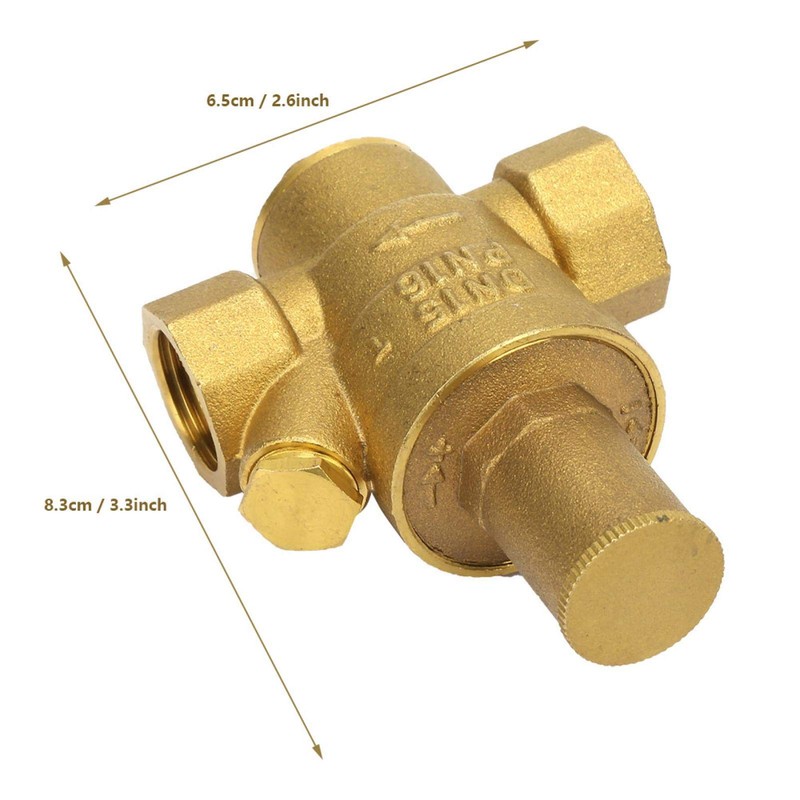 Acogedor 1/2" Water Pressure Reducing Valve, Water Pressure Reducing Regulator,