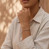 EQUBIO Stainless Steel Morse Code Bracelet, Adjustable Cord, Birthday Gift