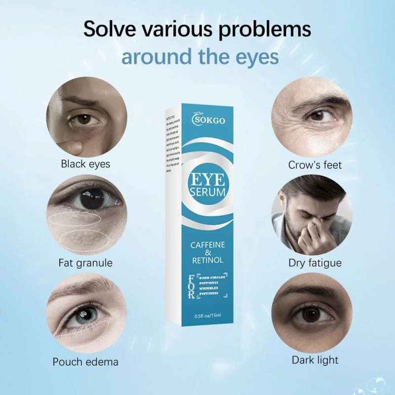 Retinol Caffeine Eye Serum Retinol Eye Firming Serum for Dark