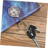 Outanaya Metal Mini Russian Roulette Keychain Mini Keychain Key Chain