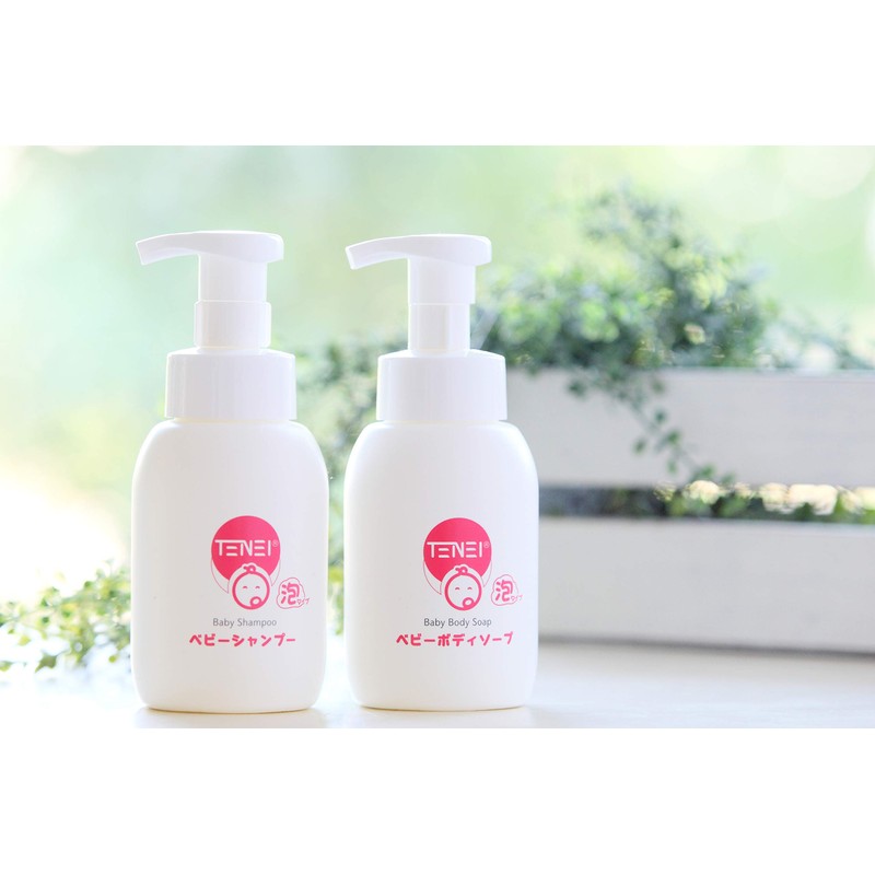 TENEI Additive-Free Foam Pump Baby Body Soap, 10.1 fl oz