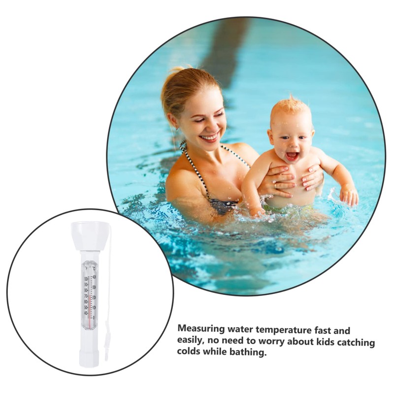 SHOWERORO Swimming Pool Thermometer Floating Water Temperature Gauge Digital Thermometer