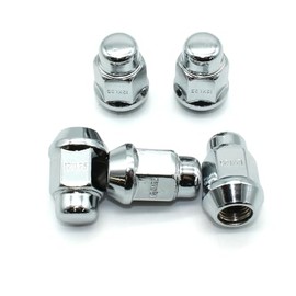 TMAX 20 pc Chrome 12mm (15/32 Inch) x 1.25mm (3/64 Inch) Bulge Acorn Lug Nut Wheel Lock Screw