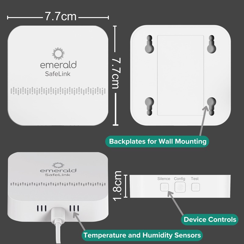 Emerald Home SafeLink - Smart Wi-Fi Enabled Gateway Links Emerald
