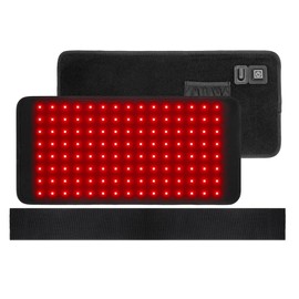 신체용 적광 요법, 660nm 850nm 16인치 3인치 1개 LED 적외선 요법 벨트 랩 패드 목 어깨 뒤쪽 무릎 근육용 Body Infrared Therapy, 660nm 850nm 16inch 3inch 1pc LED Infrared Therapy Belt Wrap Pad for Neck Shoulder Back Knee Muscle