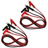 RUNCCI-YUN 4 PCS Multimeter Test Leads, Alligator Clip Cables, 4mm