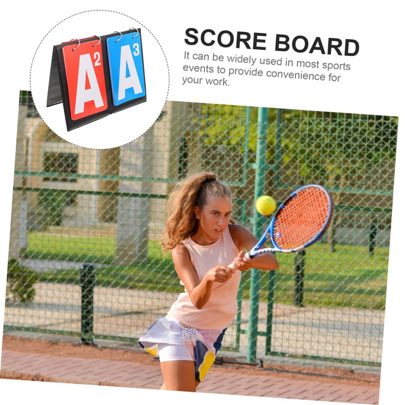 WHAMVOX Portable Flip Scoreboard for Basketball Volleyball and Sports Easy