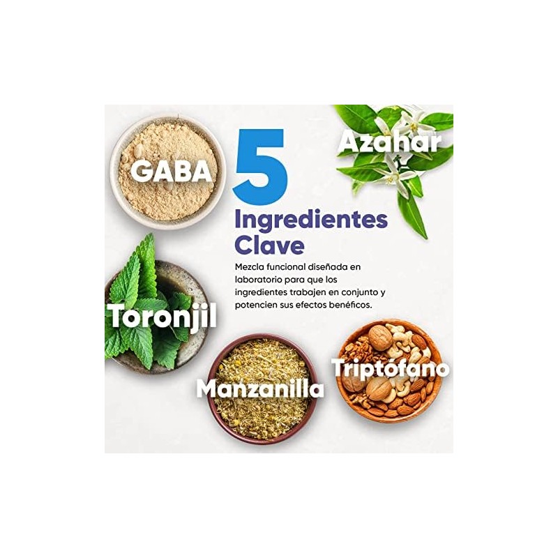 Deep Night Sueño Reparador, Profundo y de Calidad Ingredientes Triptófano,