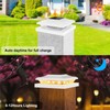 5x5 Solar Post Cap Lights Outdoor, 6 Pack 2 Modes