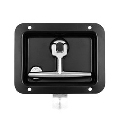 Gordon Glass® 3 Point Folding T-Handle Black | Contractor Cap Folding T-Handle, Black | Bauer Products 711 | for Camper RV Truck Tool Box | are Truck Cap Folding Handle