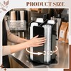Geetery Rotating Portion Cup and Lid Organizer with 4 Compartments