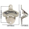 HAIICEN Cheers Bottle Opener Wall Mounted, Stainless Post Mounted Bottle