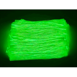 Glow in The Dark Skirts and Firetip Rubber Skirts Replacement Fishing Skirts for Spinner Baits Buzz Baits or Jigs Spinnerbaits Skirts (Skirt Tab CBT Glow - 1 Snow White)