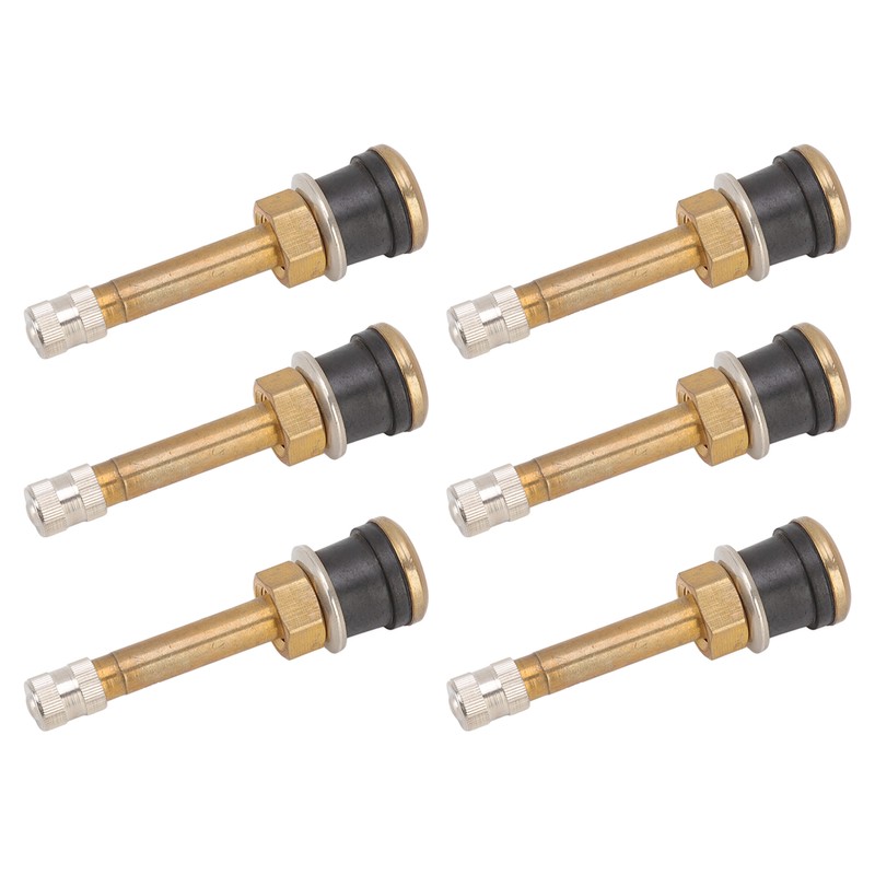 10 Pcs Valve Stems Straight Brass Heavy Duty Clamp in