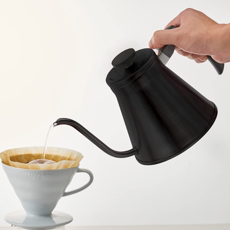 HARIO VKF-120-MB V60 Drip Kettle, Fit, Gas and Induction Compatible,