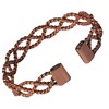 Magnetic Solid Copper Lace Bracelet - 2 Wrist Sizes -