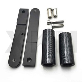 SMT-No Cut Frame Slider Protector Compatible With 2009 2010 2011 2012 Cbr 600Rr Carbon [B075VMPM3Y]
