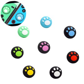Doyeemei Cute Cat Claw Rocker Cap [Switch/Switch Lite Compatible] Analog Stick Cover L/R Sensor Control Cap (Set of 8) Rocker Cap Cat Hand Paw Cat Claws Thumb Grip Cap Joystick Cover Joystick Cap