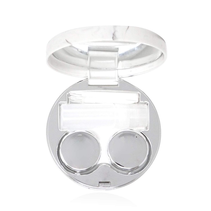 Honbay Fashion Marble Contact Lens Case Portable Contact Lens Box