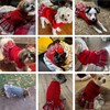 YUDODO Dog Sweater Dress for Small Dogs with Bowtie Turtleneck