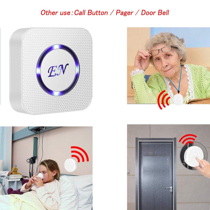 EverNary Dog Door Bell, Wireless Dog Doorbells for Potty Training,Doggie