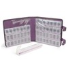 Craft Mates Lockables Ultrasuede Large Organizer Case, Purple