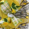 Squeeze The Day Lemons Deco Mesh Handmade Spring or Summer