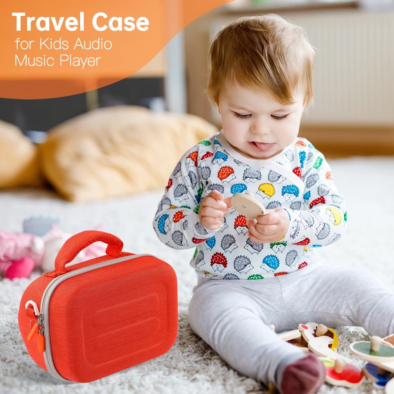 Travel Case Compatible with Yoto Player (3rd Gen.), Protective Hard