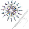 Generic Shirem Magical Metal Windmill, Kinetic Wind Sculptures & Spinners,