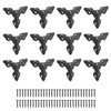 sourcing map 20x20x20mm Metal Box Corner Protectors Edge Guard Iron