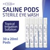 Sterile Saline Solution Eye Wash and Wound Pods 20ml Box