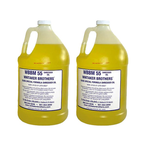 Gallon Kit for Auto Oiler Paper Shredders | 2 Gallons