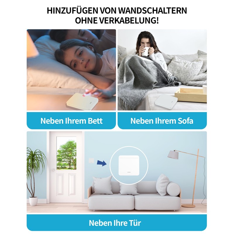 Wireless Switch Set Wireless Light Switch Light for Lamp Wireless