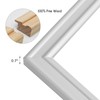 Tamolus 5X7 Double Wooden Hinged Picture Frame Vertical and Horizontal