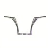 XKMT-CHROME APE HANGERS 1-1/4" 12" RISE Handle bar Compatible With