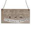 Second Ave Coffee & Friends Wooden Hanging Gift Rectangle Home