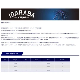 Jackson Igaraba 1/16oz ICI Confidence I Lure