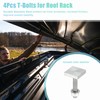 X AUTOHAUX 4pcs Car Roof Rack T Shaped Bolt Rooftop