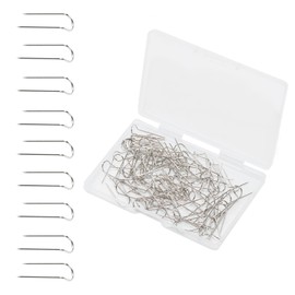 Pocoxll 100 Pcs Sewing U Pins, Versatile Blocking Pins for DIY Crafts, Jewelry Making and Home Decor（23mm）
