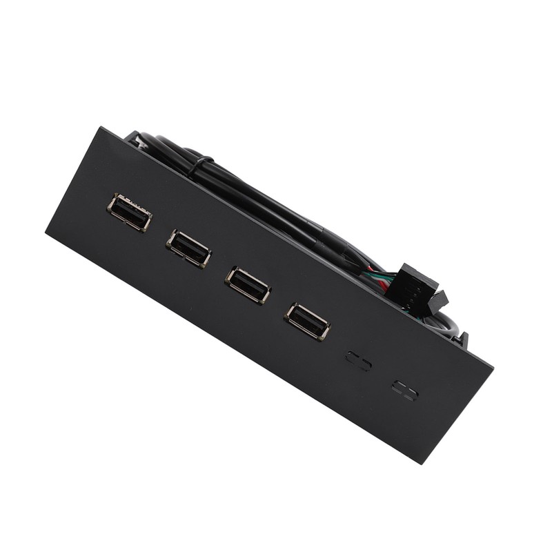 USB Front Panel Hub 5.25in 4 Ports High Speed Stable