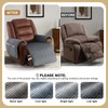 Timeles Velvet Recliner Seat Covers Waterproof Reclining Chair Cover Without