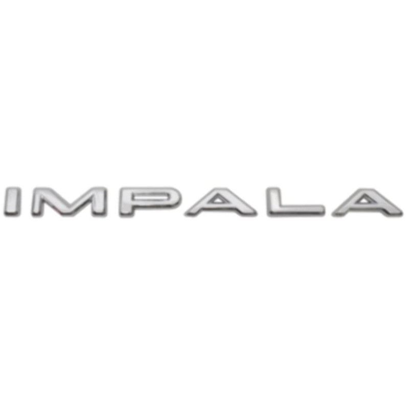 Letter Set Script Emblem with 12 Clips, Compatible with Chevy