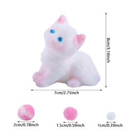 AYNKH 2 x Cat Squishy Toy, Cat Paws Squishy, Squeeze Toy, Stretchy Cat Stress Reliever, Simulated Cat Animal Toy for Adults, Teenagers, Children, Party, Birthday Gift