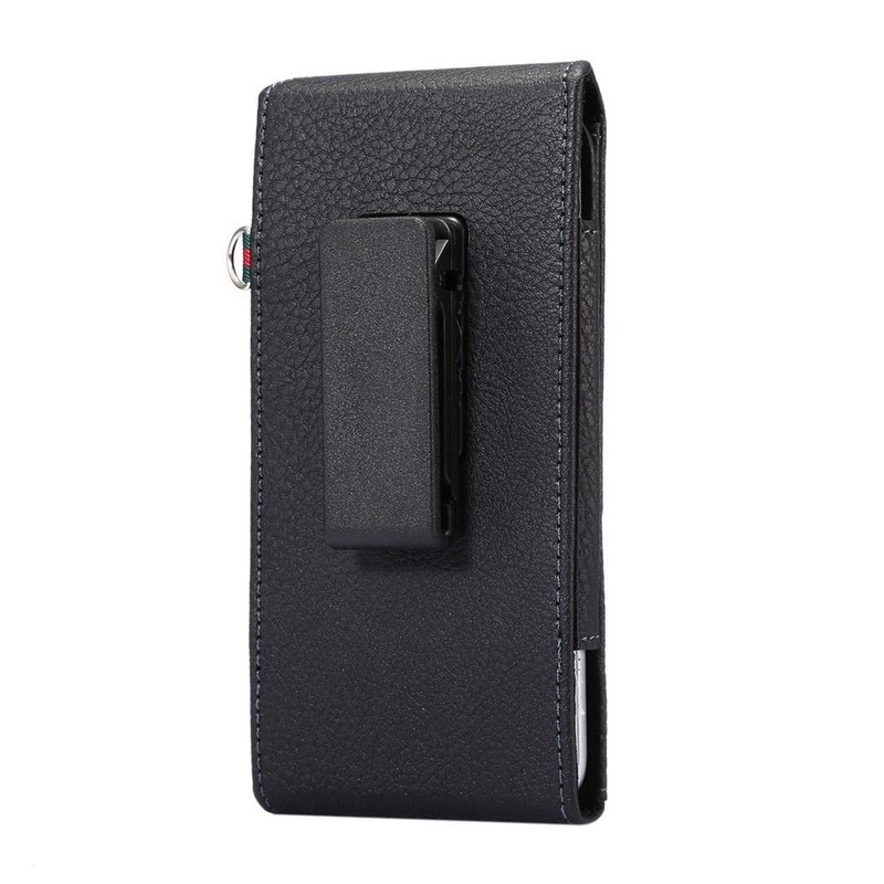DFV mobile - Magnetic Leather Card Holder Case Belt Clip